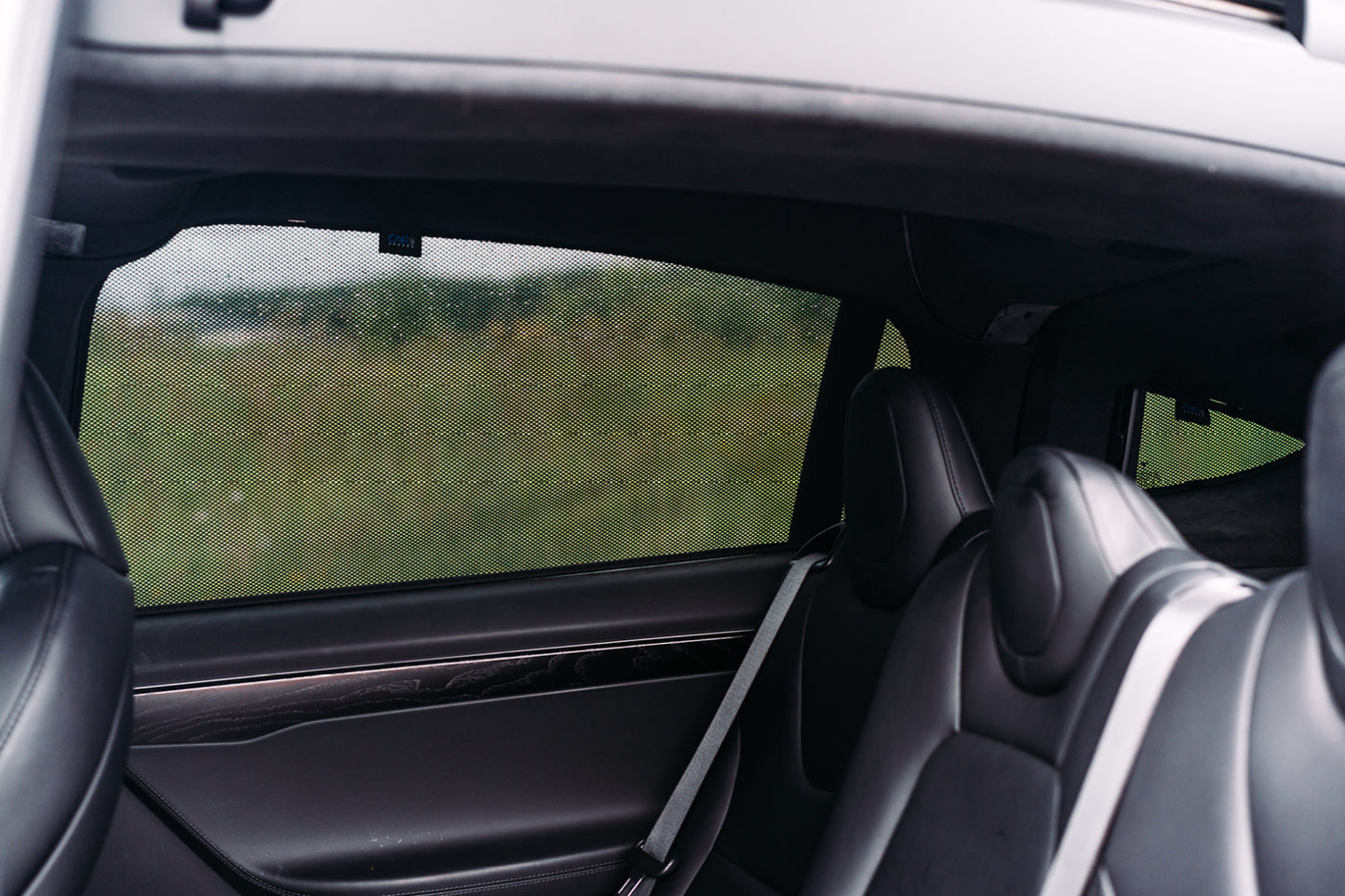 parasoles car shades Tesla Model X 2016->-ICCTUNING