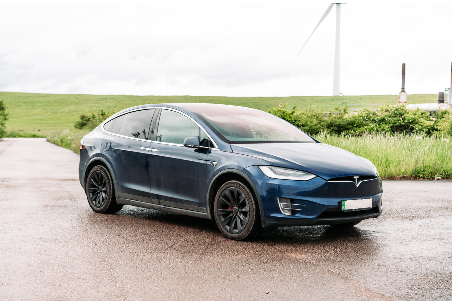 parasoles car shades Tesla Model X 2016->-ICCTUNING