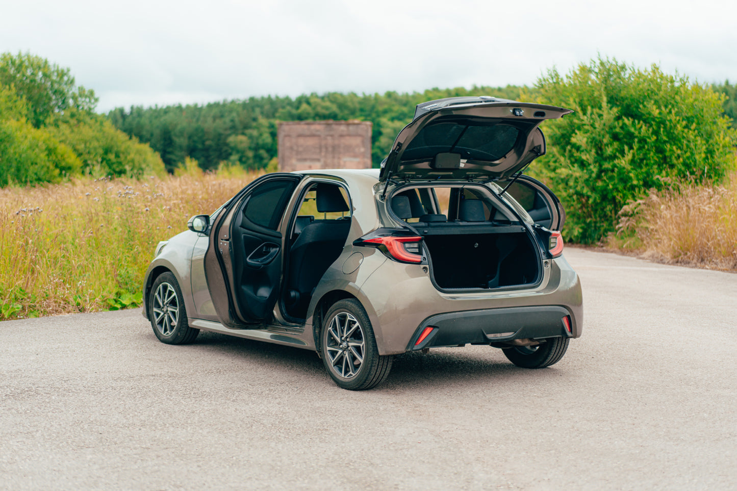 parasoles car shades Toyota Yaris 5 puertas 2020->-ICCTUNING