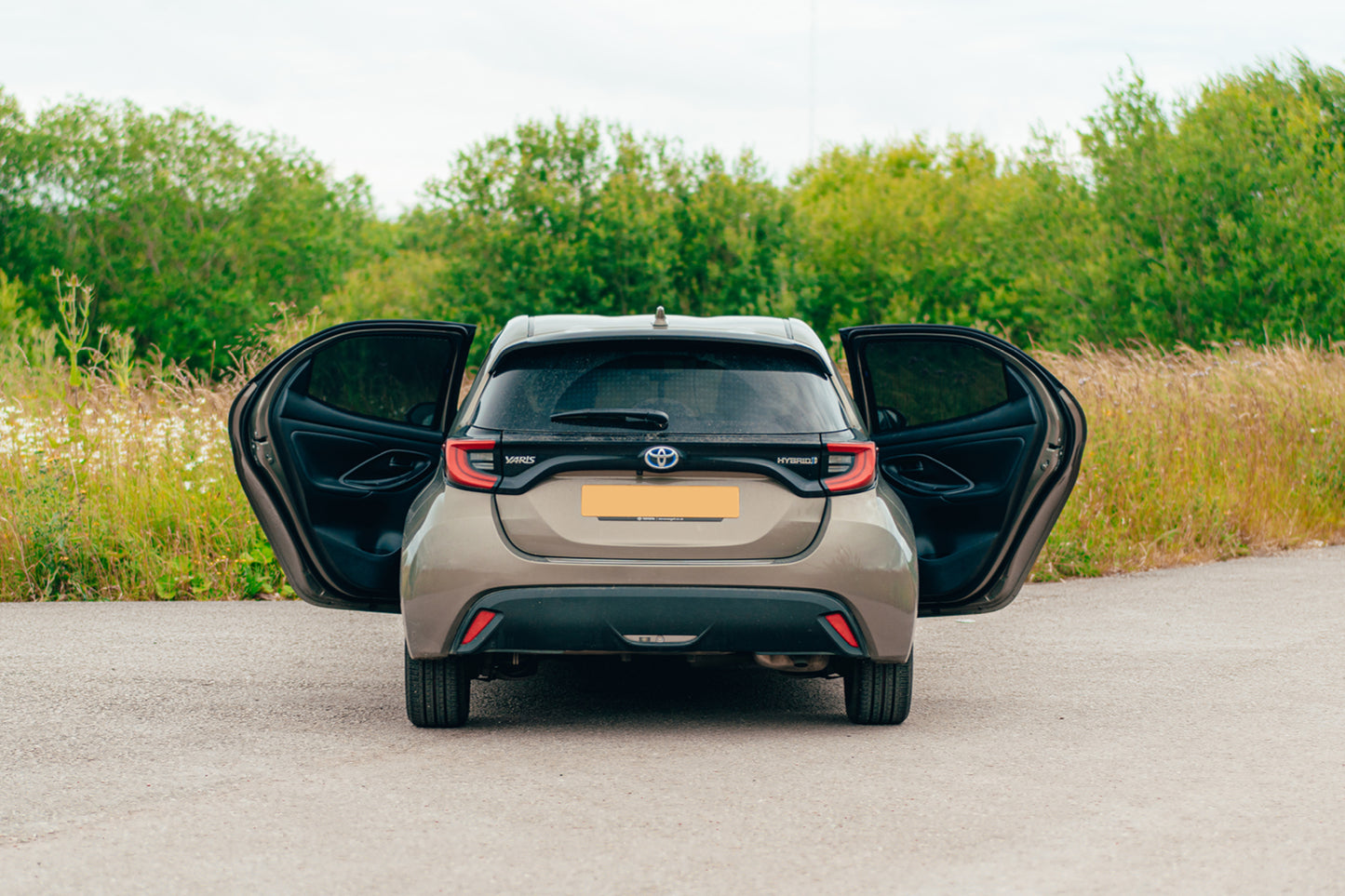 parasoles car shades Toyota Yaris 5 puertas 2020->-ICCTUNING