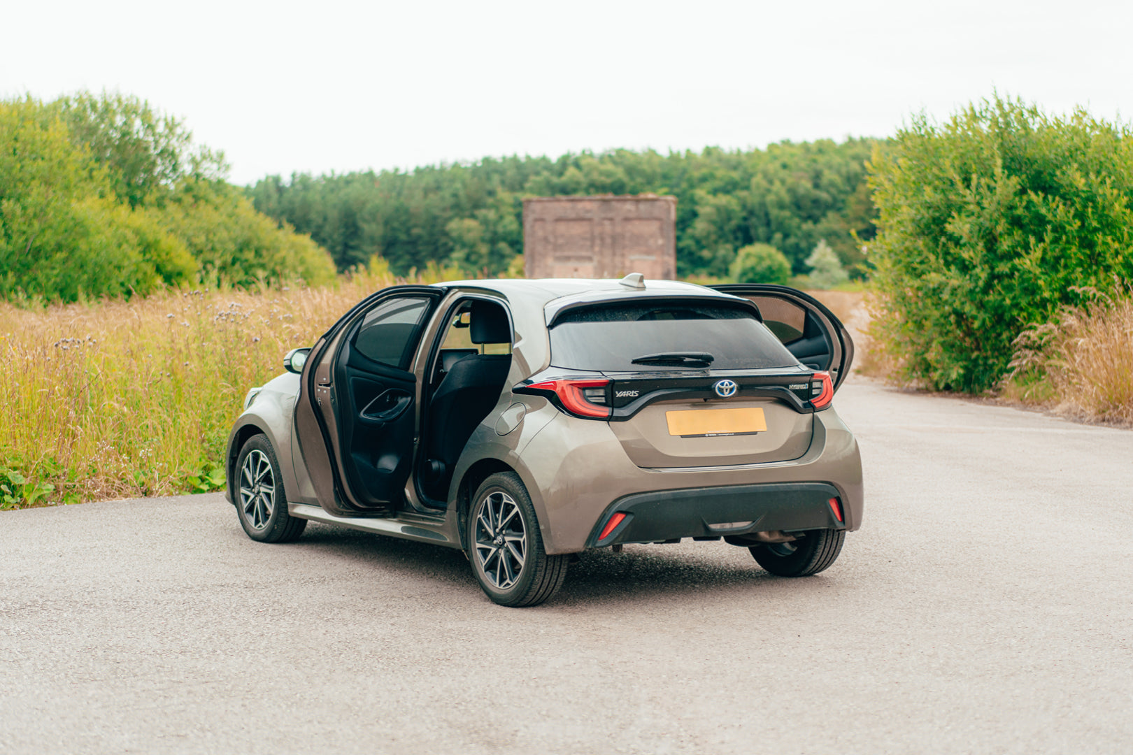 parasoles car shades Toyota Yaris 5 puertas 2020->-ICCTUNING