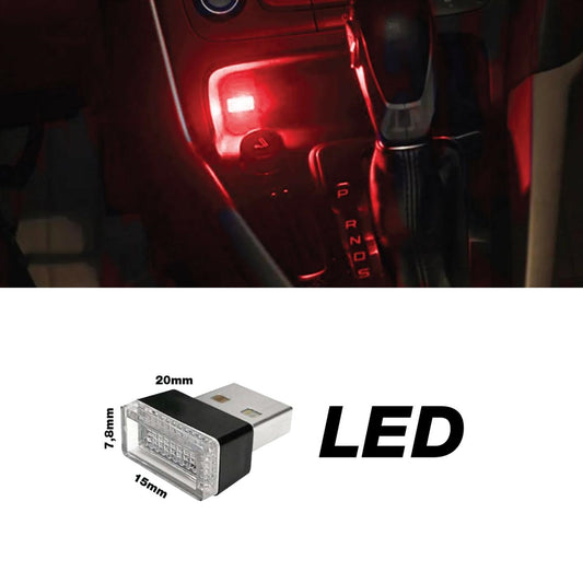 USB LED Atmósfera Roja-ICCTUNING
