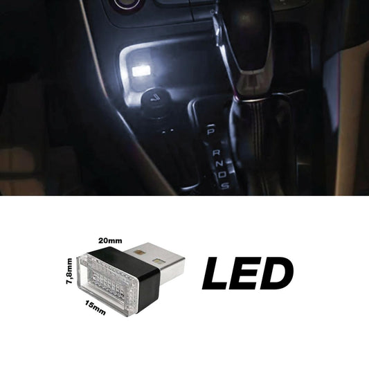 USB LED Atmósfera Blanca-ICCTUNING
