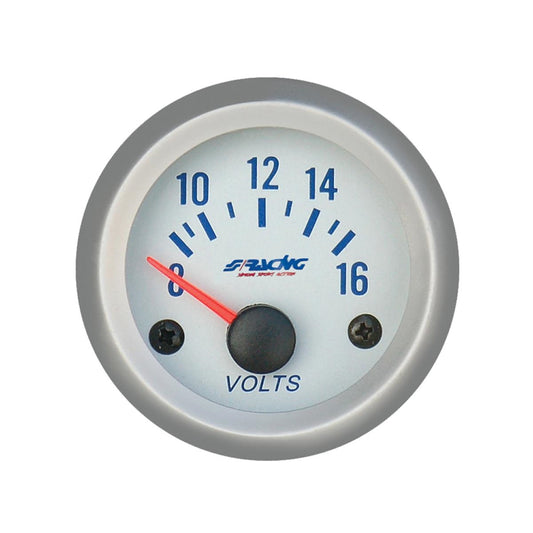 Voltímetro de línea plateada-ICCTUNING