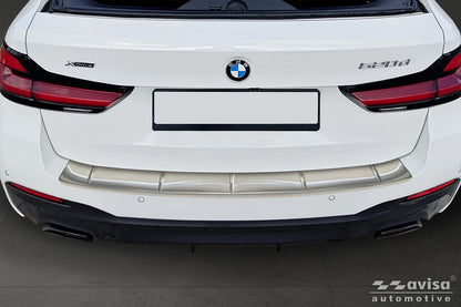 protector de parachoques trasero BMW 5 Touring plata