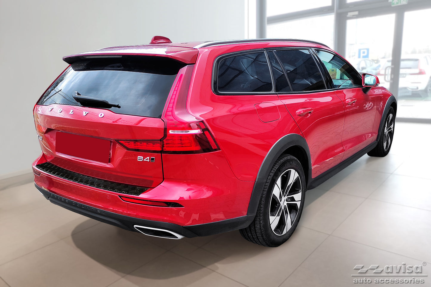 protector de parachoques trasero VOLVO V60 Plug-n Hybrid 2019+