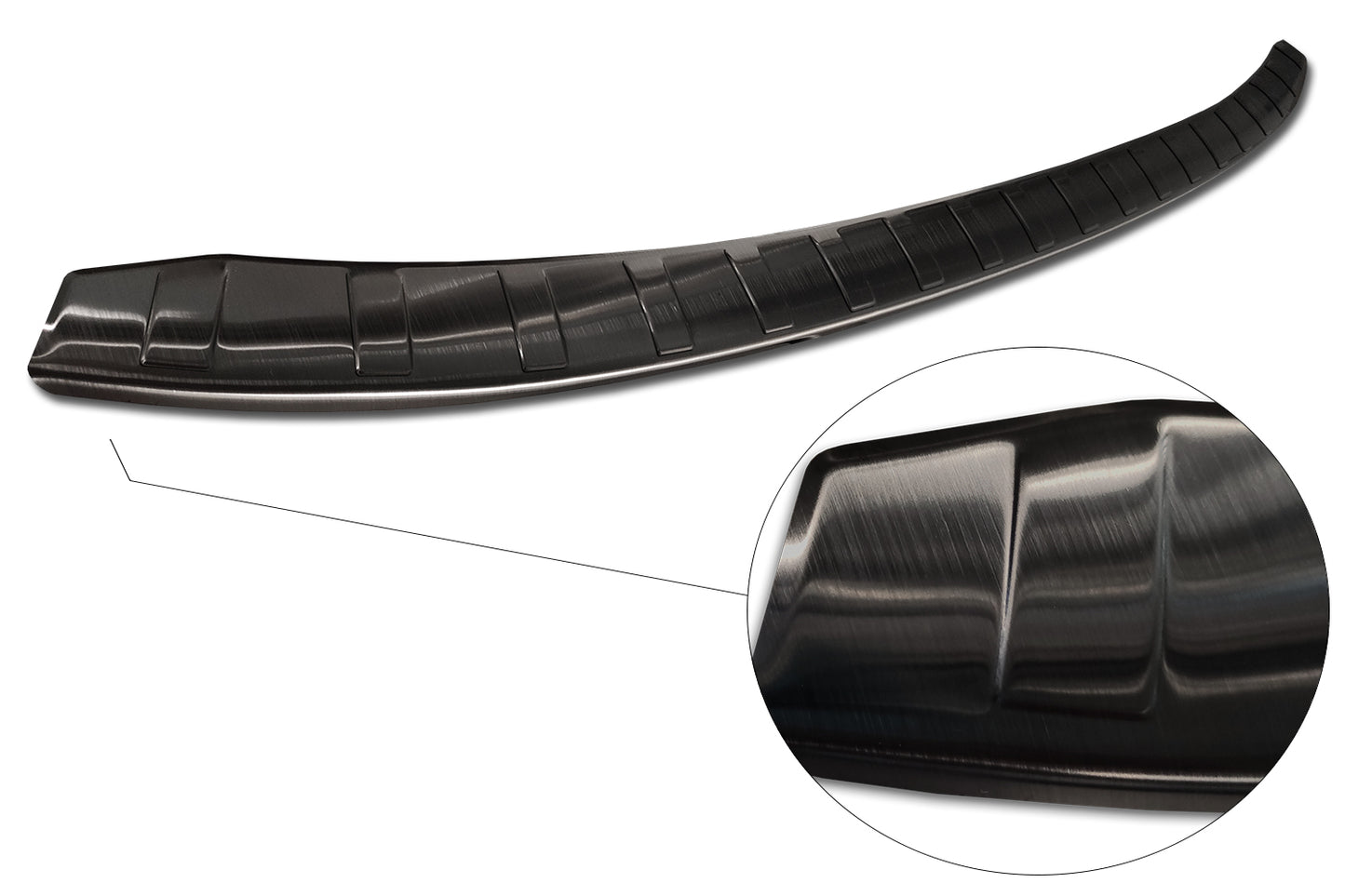 protector de parachoques trasero BMW i3 negro