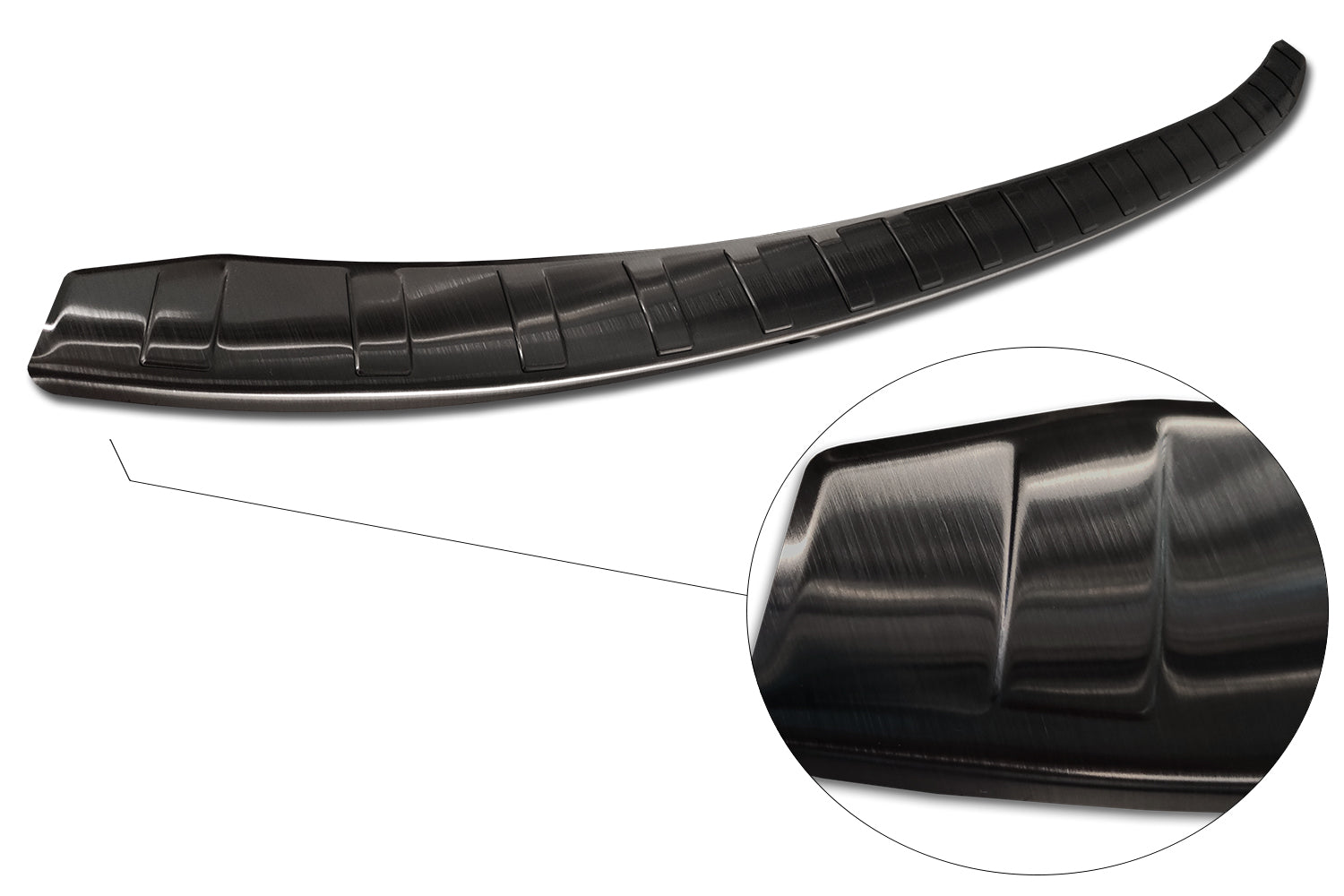 protector de parachoques trasero BMW i3 negro
