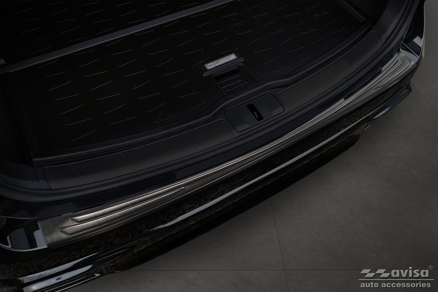 protector de parachoques trasero LEXUS RX (AL3) negro