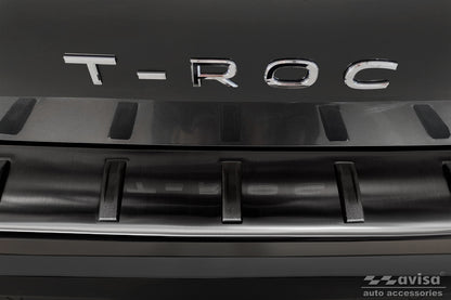 protector de parachoques trasero VW T-ROC cabrio negro