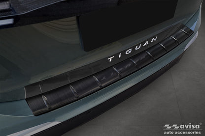 protector de parachoques trasero VW TIGUAN negro 2024+ acero