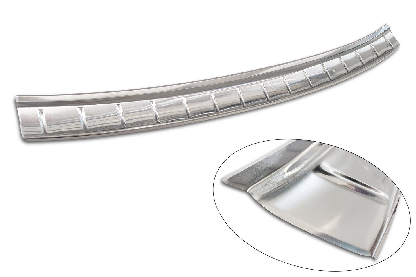 protector de parachoques trasero POLESTAR 2 liftback plata satinado