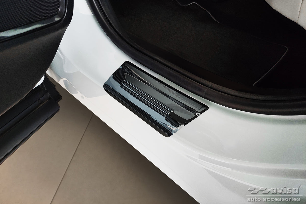 Protector umbral de puertas blue ''HYBRID ' HONDA HR-V negro espejo
