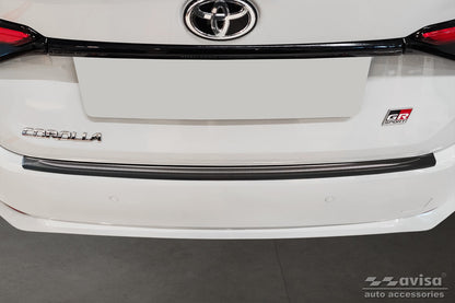 protector de parachoques trasero Toyota COROLLA GR negro 2019+