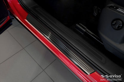 Protector umbral de puertas en relieve VW TIGUAN ALLSPACE negro