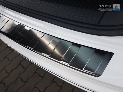 protector de parachoques trasero VW TIGUAN negro