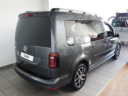protector de parachoques trasero VW CADDY MA negro