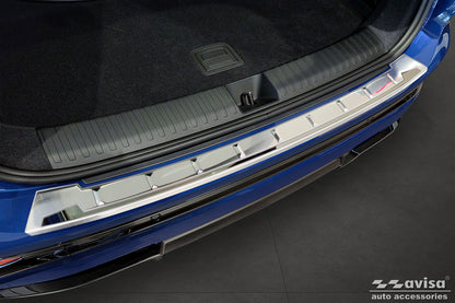 protector de parachoques trasero AUDI Q6 e-tron plata / plata espejo