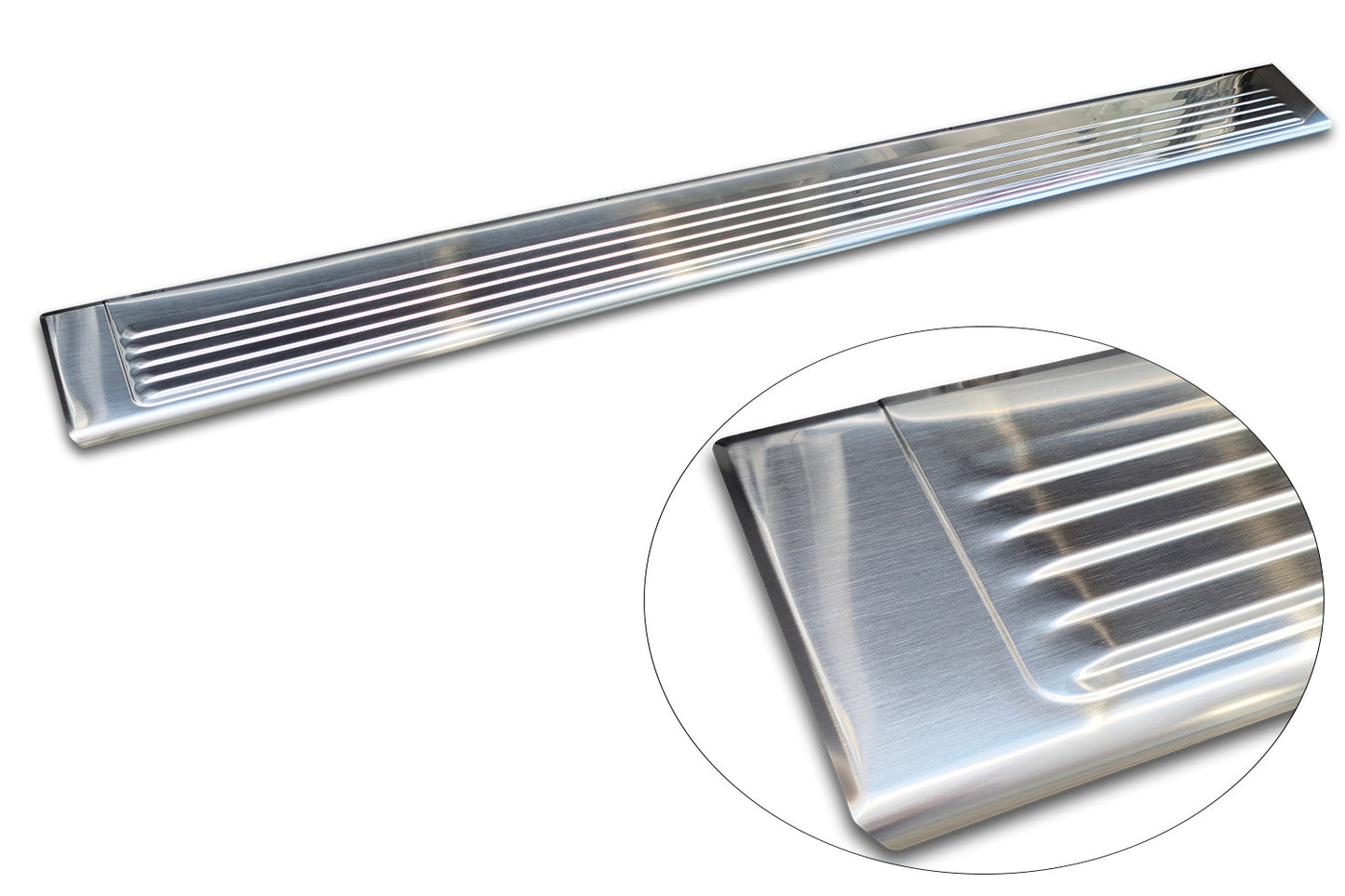 protector de parachoques trasero FIAT DUCATO plata satinado