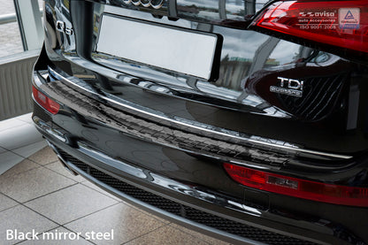 protector de parachoques trasero AUDI SQ5 negro espejo