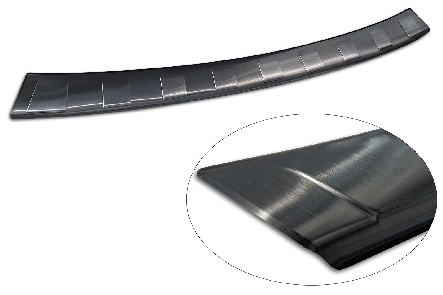 protector de parachoques trasero VOLVO V70 negro