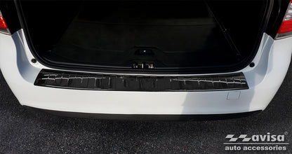 protector de parachoques trasero VOLVO V70 negro espejo