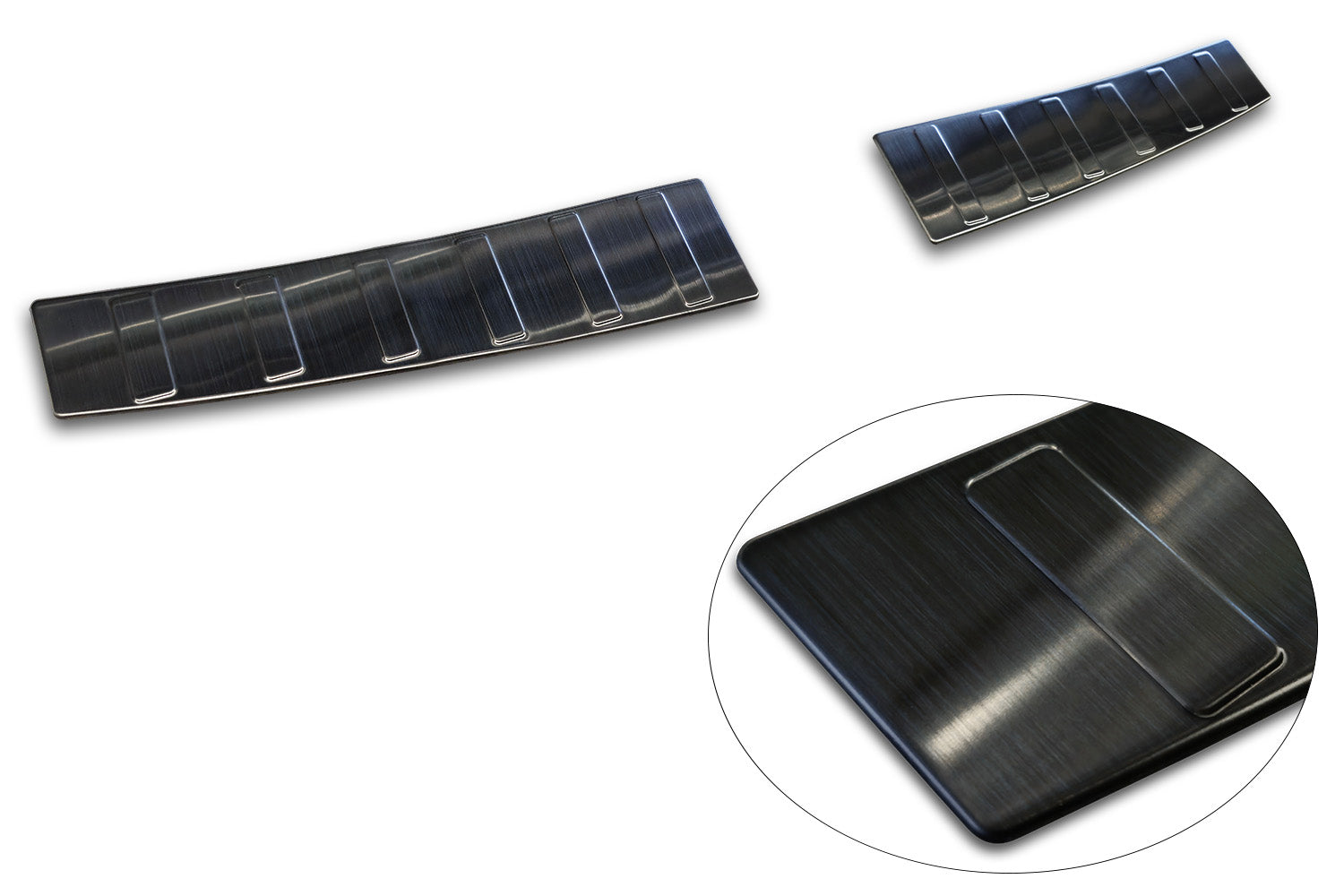 protector de parachoques trasero primerMITSUBISHI OUTLANDER negro