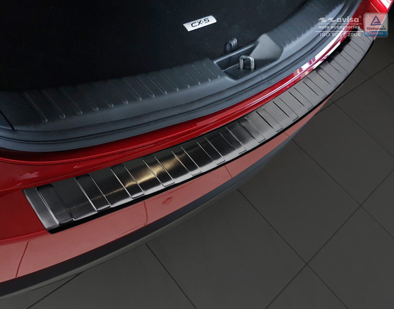 protector de parachoques trasero MAZDA CX-5 negro 2021+
