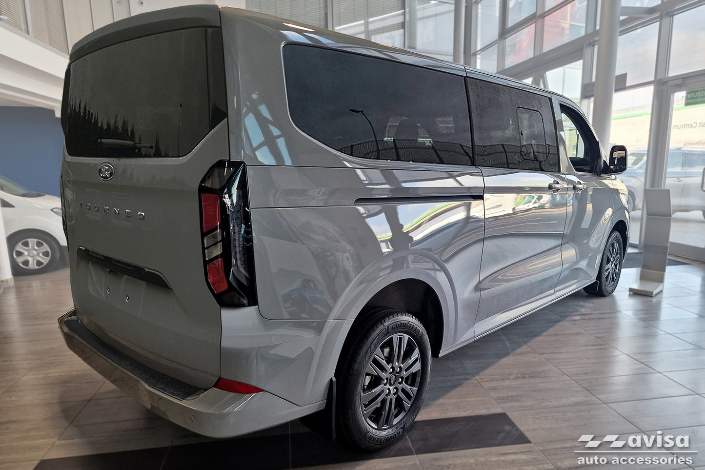 protector de parachoques trasero FORD TOURNEO CUSTOM