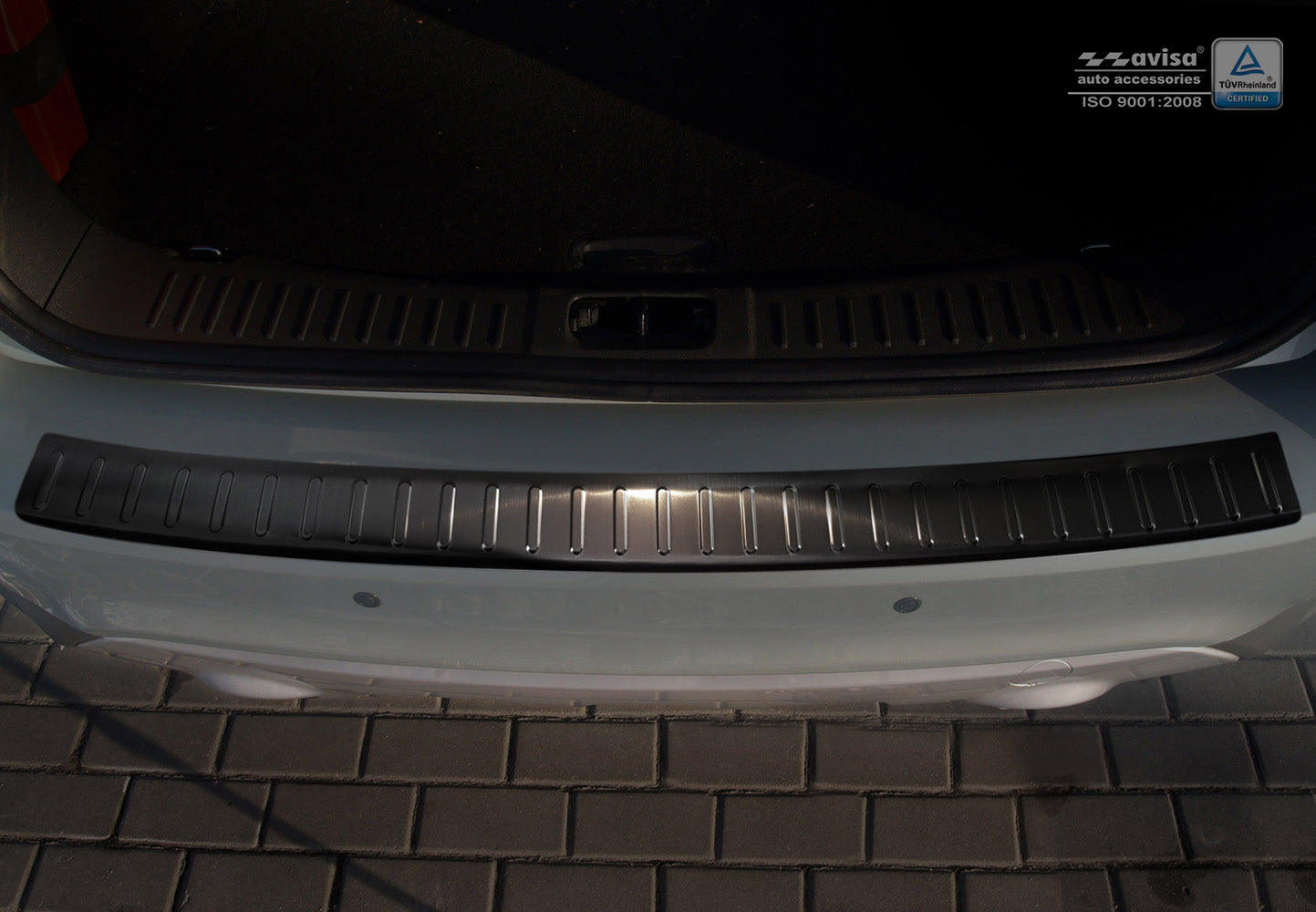 protector de parachoques trasero FORD KUGA negro 2008-13