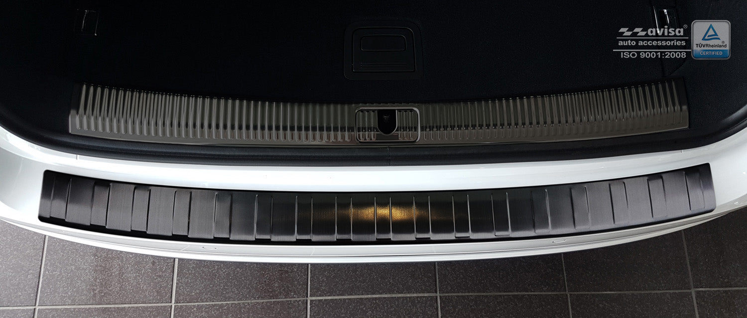 protector de parachoques trasero AUDI S4 Aant negro