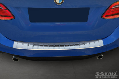 protector de parachoques trasero BMW 2 ACTE TOURER plata