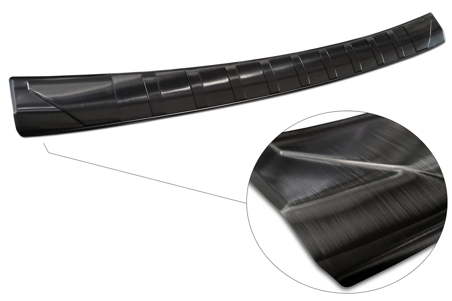 protector de parachoques trasero MERCEDES CLASE C negro acero