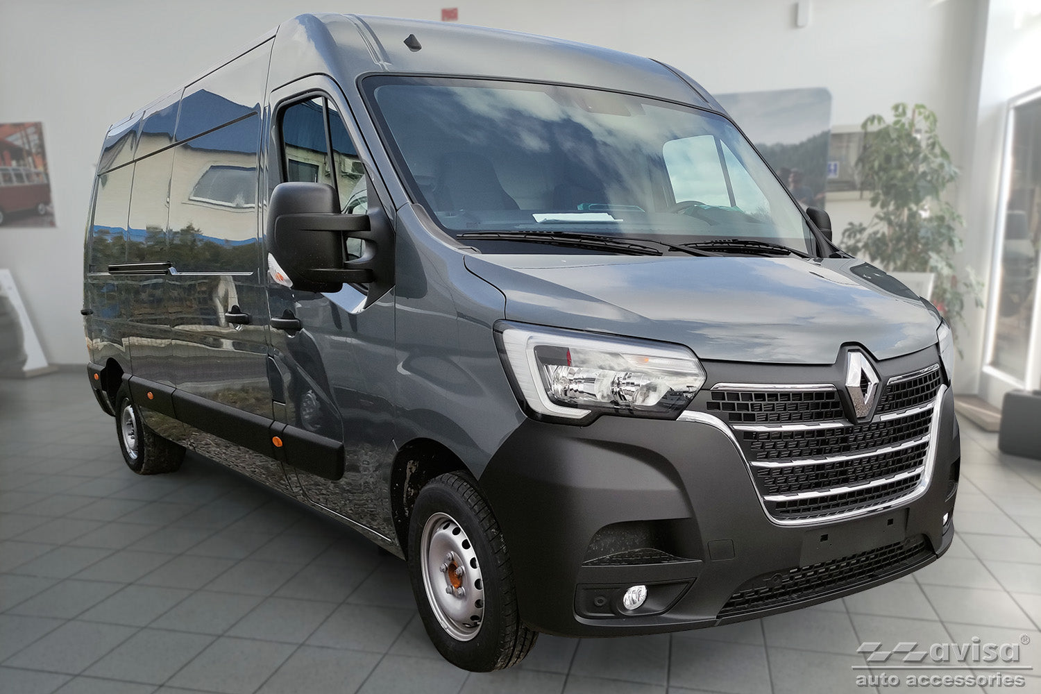 protector de parachoques trasero OPEL MOVANO plata