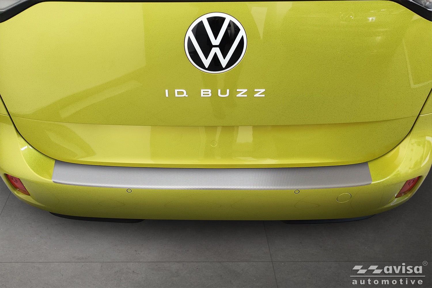 protector de parachoques trasero 1 mm 5/WL VW ID BUZZ plata satinado