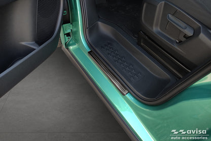 Protector umbral de puertas en relieve VOLSKWAGEN ID BUZZ negro