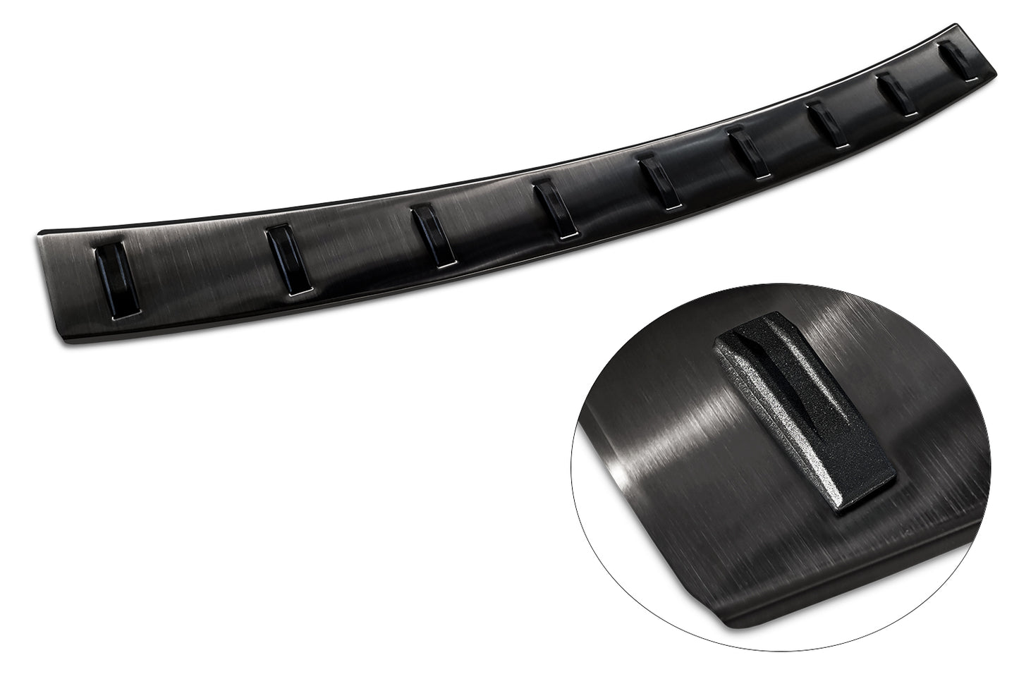 protector de parachoques trasero AUDI A4 B9 Avant negro