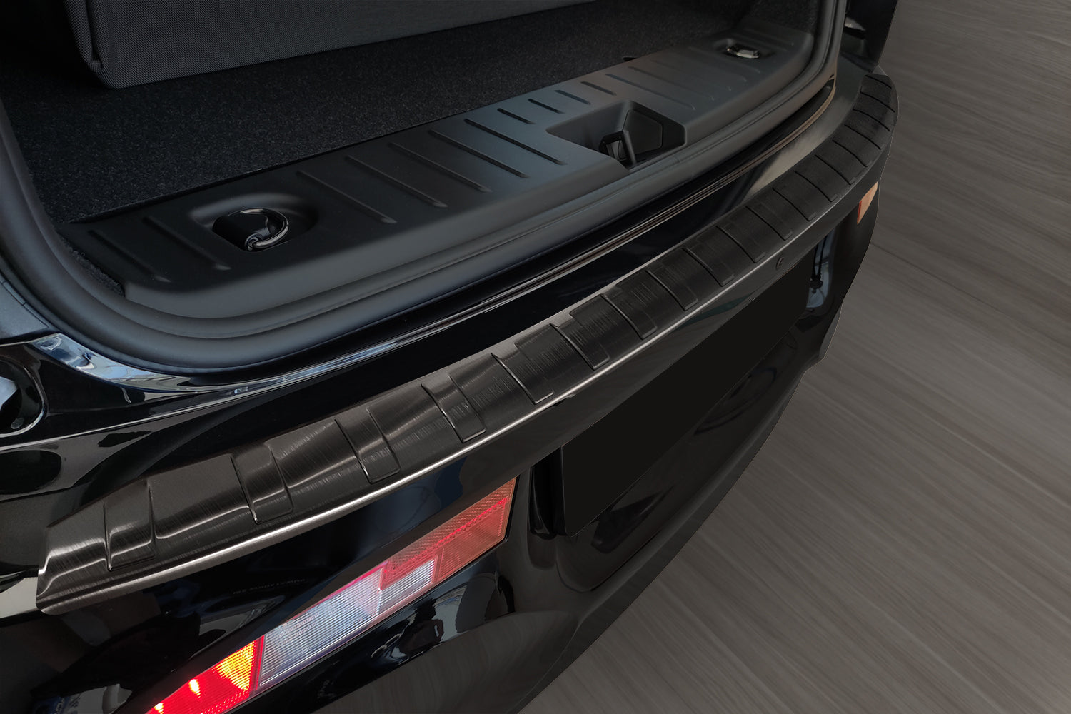 protector de parachoques trasero BMW i3 negro