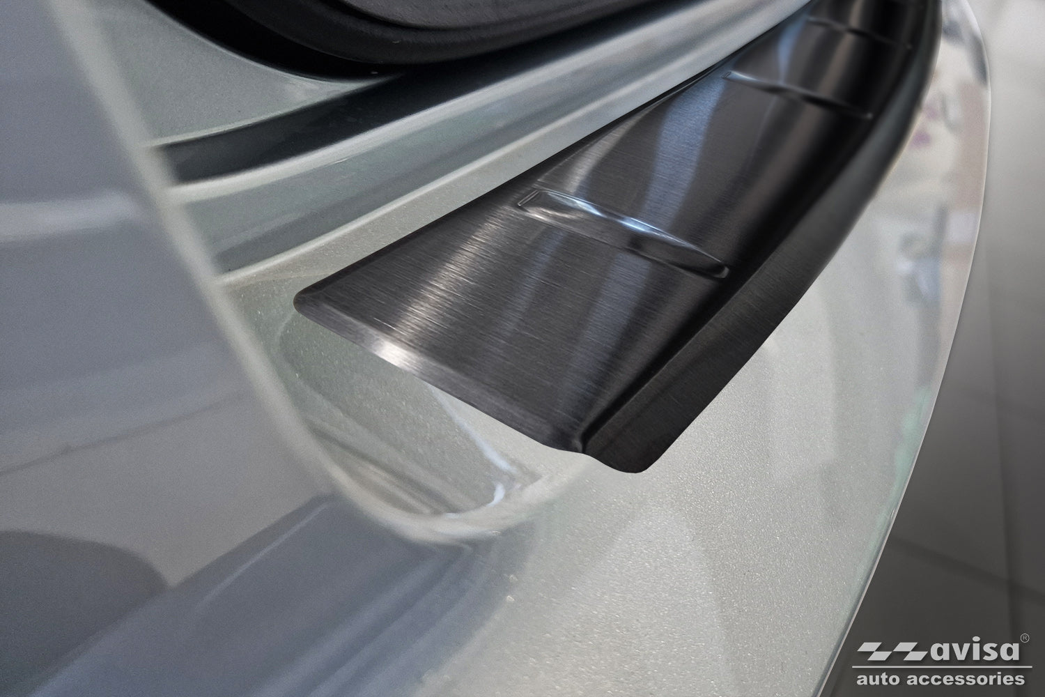 protector de parachoques trasero SKODA KAMIQ crossover negro