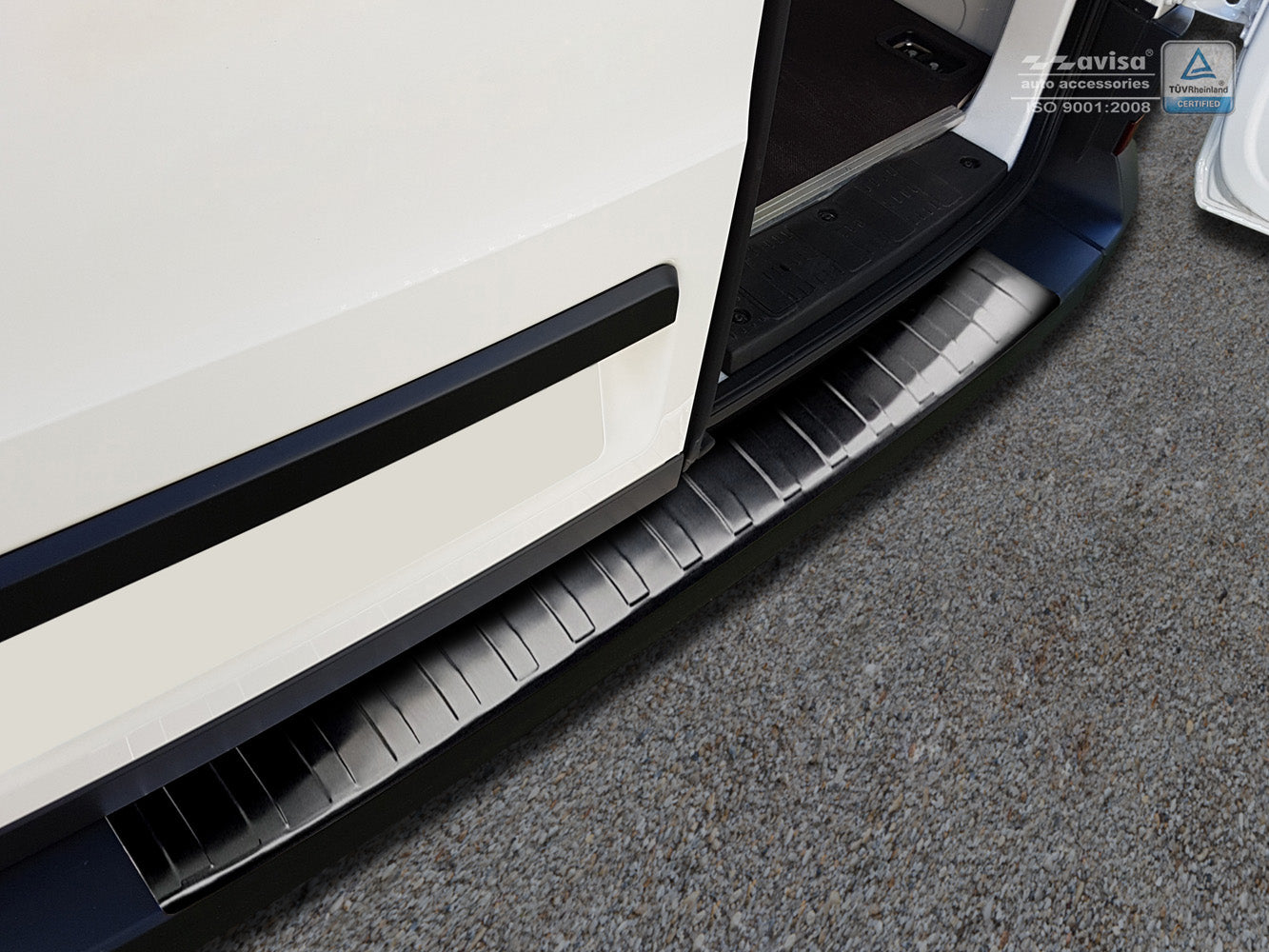 protector de parachoques trasero VW CRAFTER negro