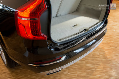 protector de parachoques trasero VOLVO XC90 negro