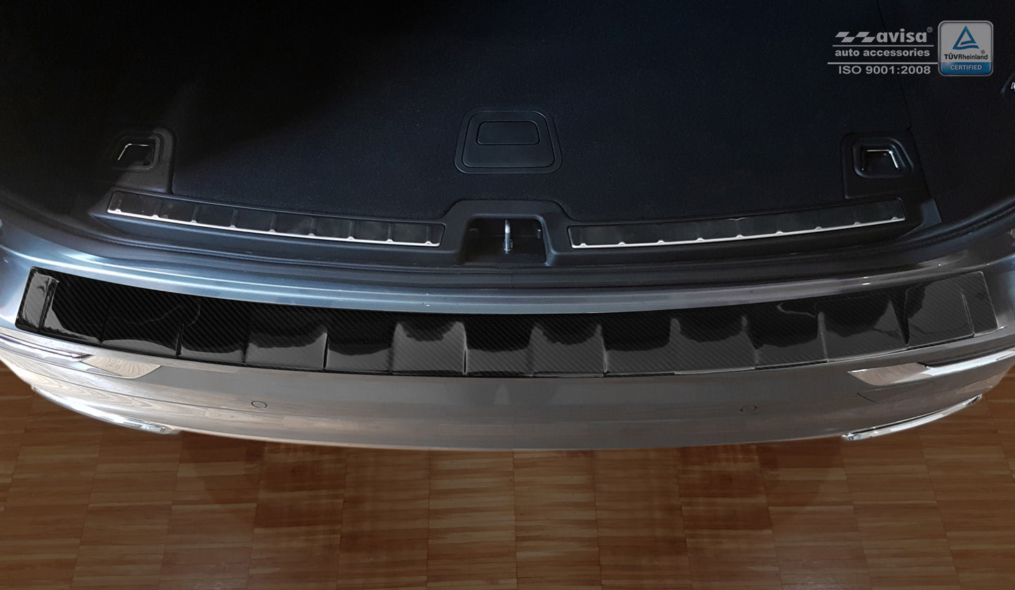 protector de parachoques trasero VOLVO XC60 negro 2017+