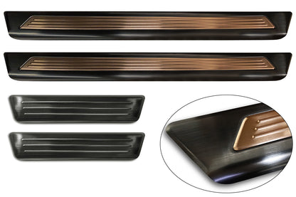Protector umbral de puertas en relieve LIMITED EDITION CUPRA BORN hatchback negro /insertos en cobre