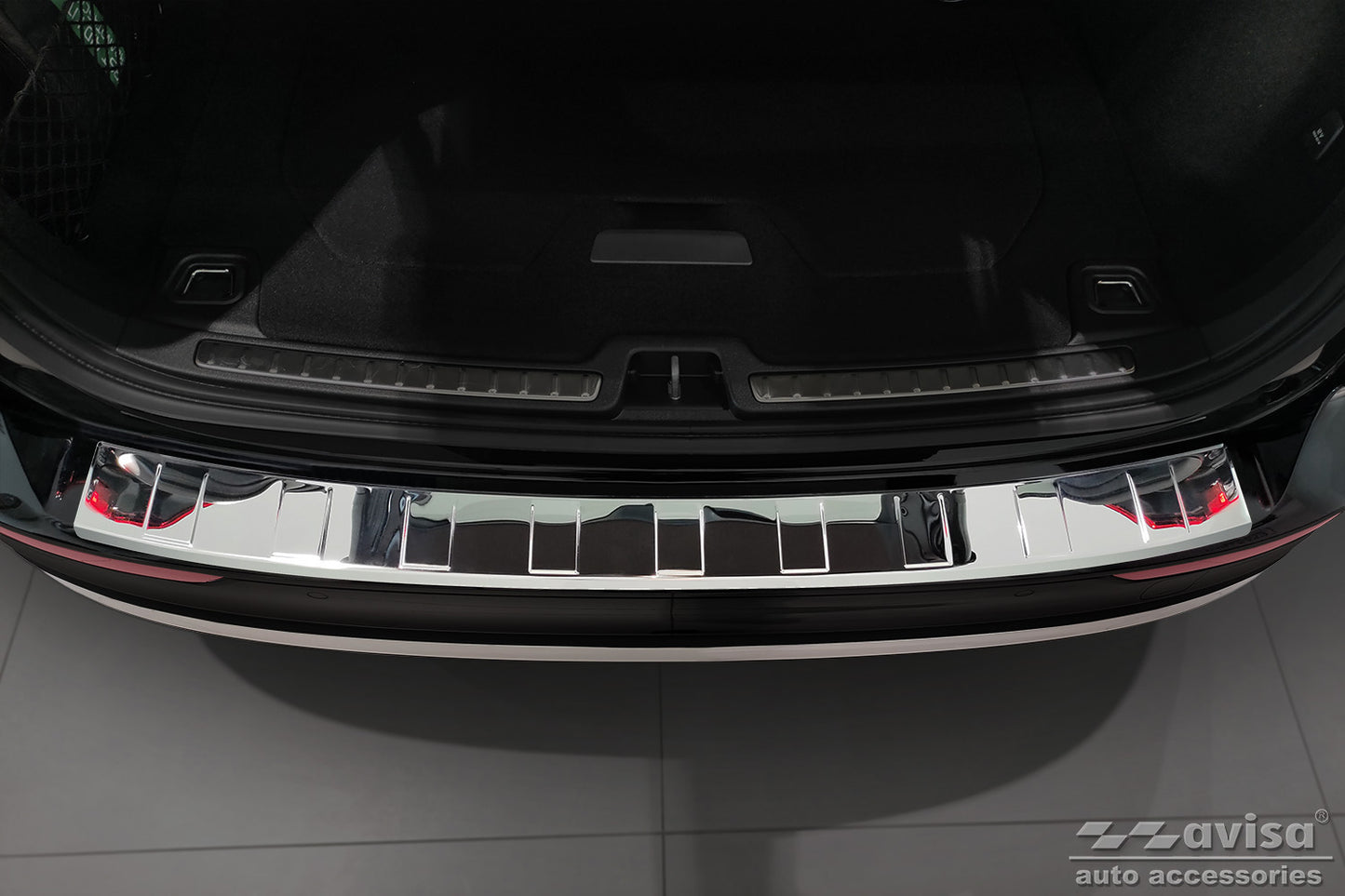 protector de parachoques trasero VOLVO V60 Plug-n Hybrid plata espejo