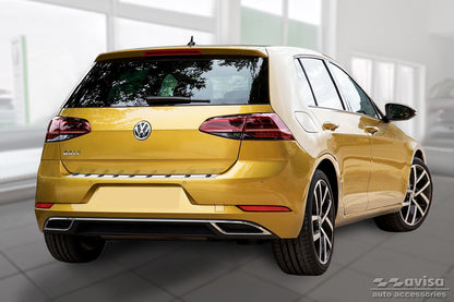 protector de parachoques trasero VW GOLF plata