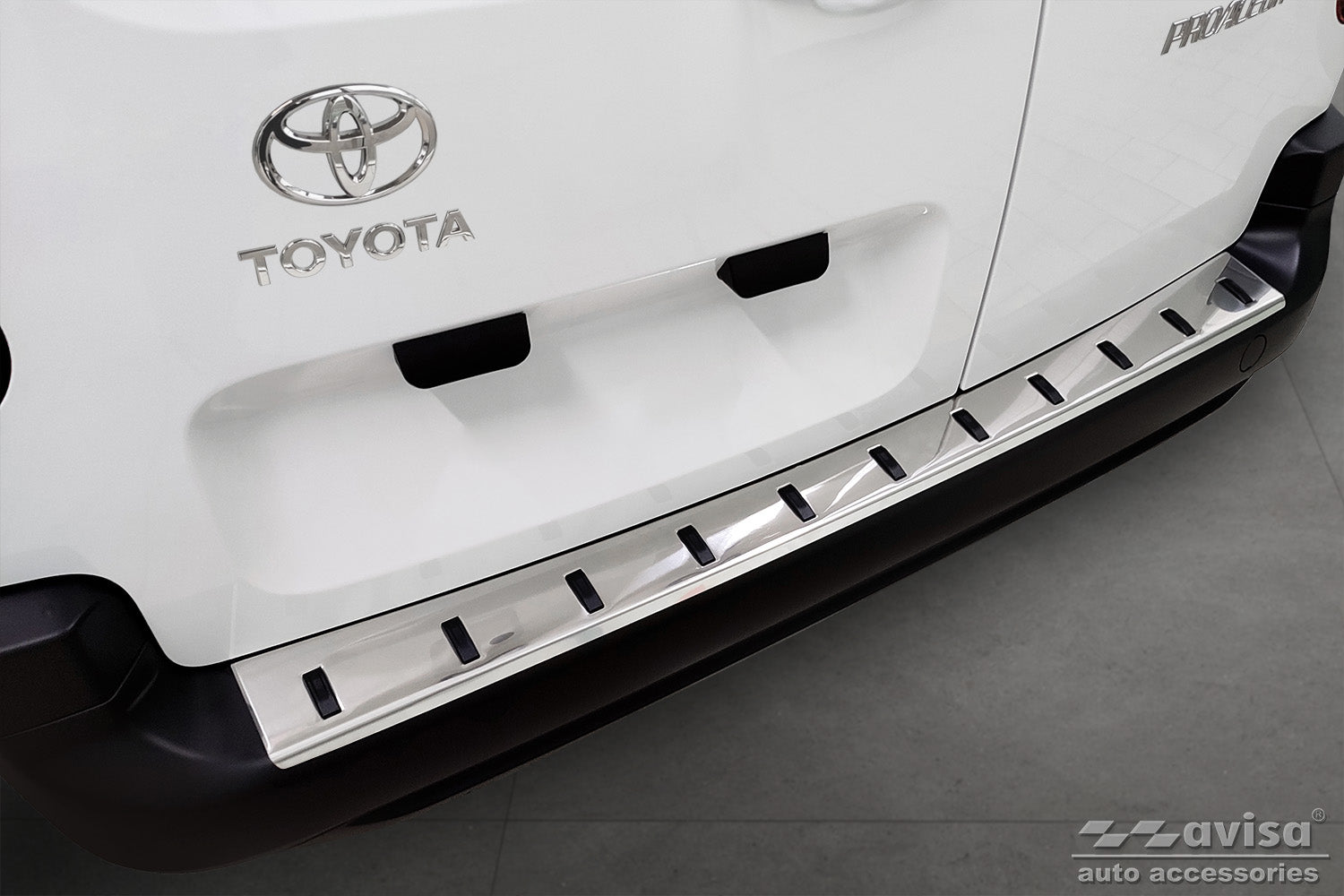 protector de parachoques trasero TOYOTA PROACE CITY plata satinado