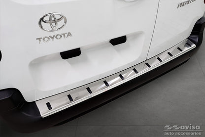 protector de parachoques trasero TOYOTA PROACE CITY plata satinado