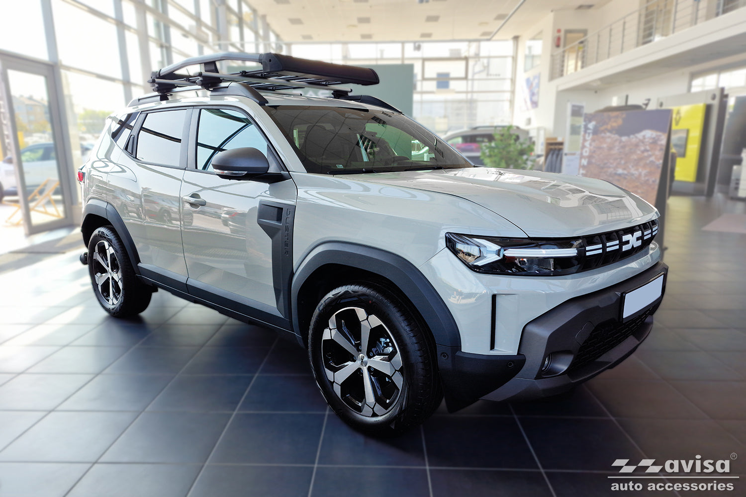protector de parachoques trasero DACIA DUSTER negro 2024+