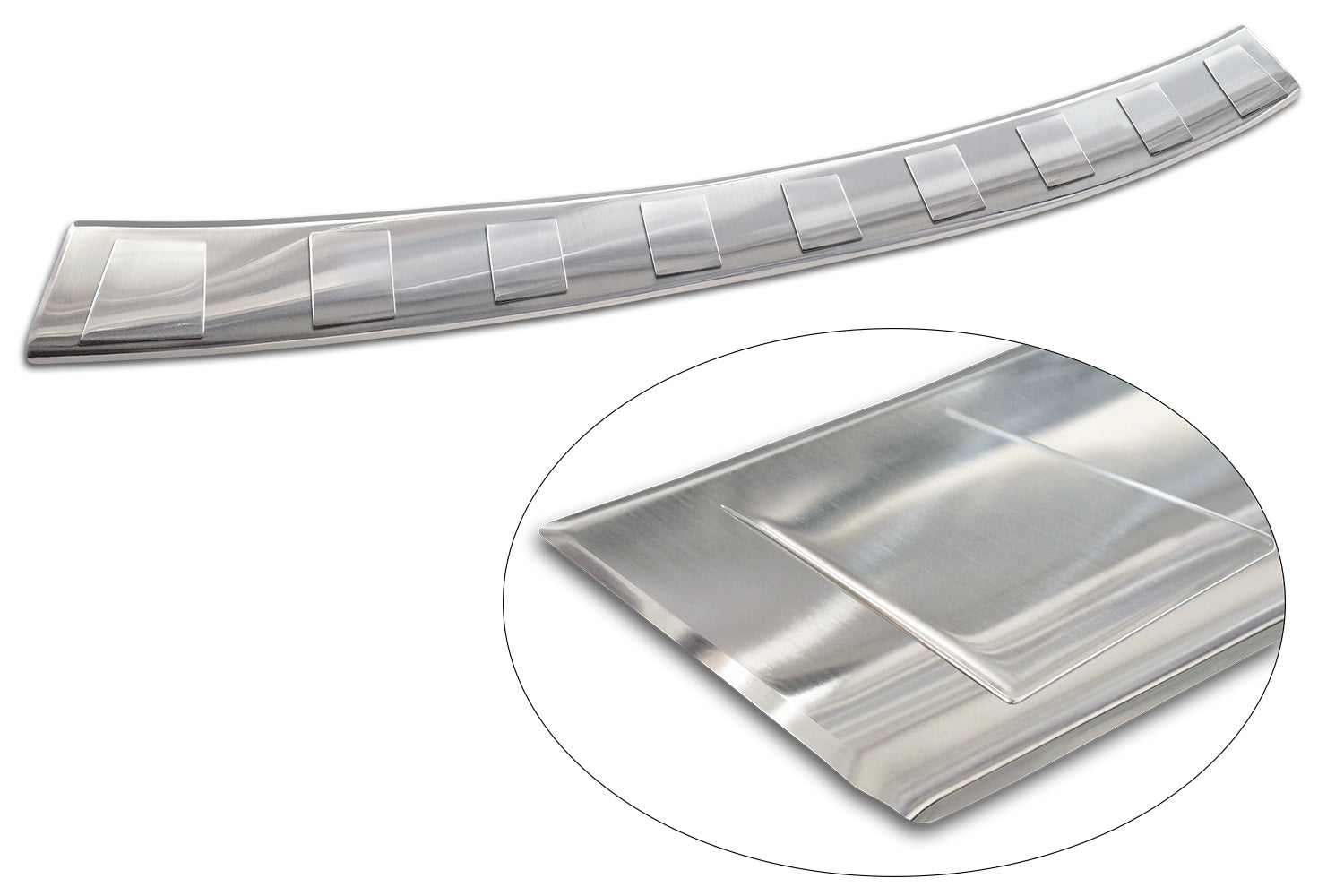 protector de parachoques trasero PEUGEOT EXPERT plata