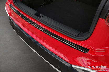 protector de parachoques trasero AUDI Q2 crossover negro 2020+